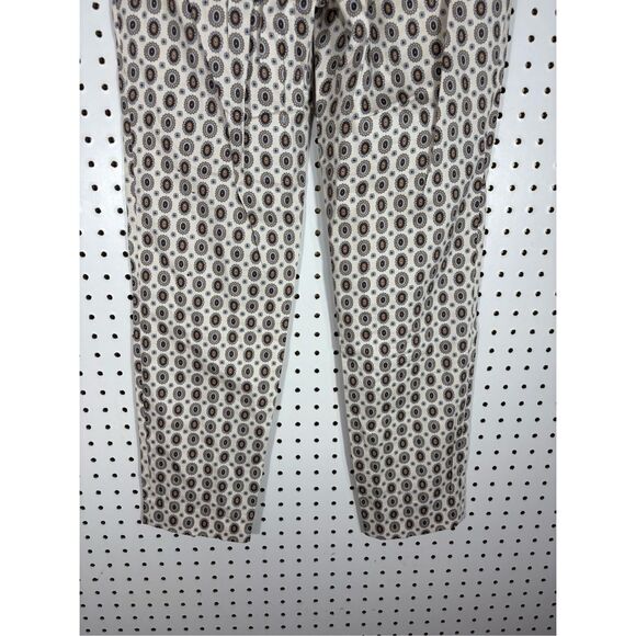 Zara Women's Medallion Print Casual Pants Multi-Color size S - Picture 4 of 7